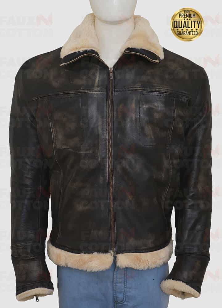 XXX XANDER CAGE VIN DIESEL FUR DISTRESSED JACKET